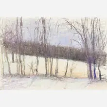 Untitled by Wolf Kahn, Germany/USA, sold Nov 2016