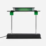 Pausania table lamp by Ettore Sottsass, 1983, plastic, chrome-plated brass, chrome-plated steel, sold Jul 2026