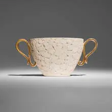Edition Kaza, Vase, c. 1935, bisque and glazed porcelain