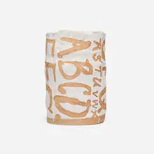 David Korty, Alphabet vase, c. 2017, glazed stoneware