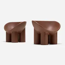 Faye Toogood, Roly Poly chairs, pair, 2014, plastic