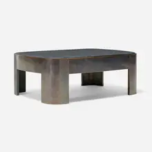 Ron Seff, Coffee table, c. 1970, granite, bronze