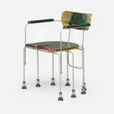 Gaetano Pesce, 544 Broadway armchair, 1993, resin, chrome-plated steel, rubber