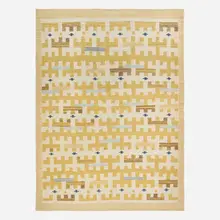 Doris Leslie Blau, Scandinavian style flatweave carpet, hand-woven wool