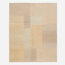 Doris Leslie Blau, Bauhaus Art Deco style carpet, hand-knotted wool