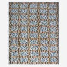 Doris Leslie Blau, Crosscurrent flatweave carpet, hand-knotted wool