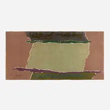 Theodoros Stamos, Infinity Fields Lefkada IV tapestry, c. 1975, hand-knotted wool