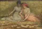 Francis S. Walker, Summer days, oil on canvas