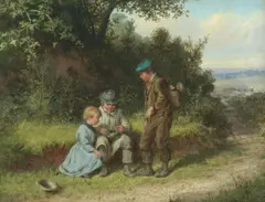 William Bromley III, The bird's nest, oil on canvas