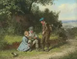 William Bromley III, The bird's nest, oil on canvas