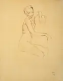 Balthus, Nu assis (Mlle Dr. H. Müller)