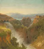 Carl Morgenstern, Die Wasserfälle von Tivoli