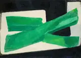 Georg Meistermann, Grün-Schwarz (Grün vor Weiss und Schwarz)