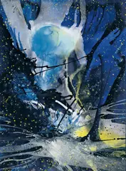 Deep Space by Bernd Zimmer, 2002, Acryl auf Leinwand, sold Nov 2010