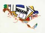Tom Wesselmann, Monica Nude with Lichtenstein, 2002, Farbserigraphie auf Papier