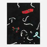 Emerson Woelffer, Untitled, 1987, oil and acrylic on canvas