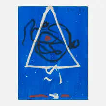 Emerson Woelffer, Untitled, 1994, oil and acrylic on canvas