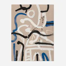 Emerson Woelffer, Untitled, c. 1995, oil and acrylic on canvas