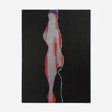 Moon Poet by Emerson Woelffer, 1974, acrylic on canvas, sold Aug 2026