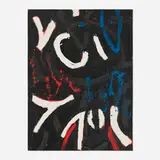 Emerson Woelffer, Untitled, 1994, acrylic and mixed media on canvas