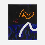 Emerson Woelffer, Untitled, c. 1990, oil and acrylic on canvas