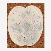 Emerson Woelffer, Fifteen Hundred Fingers, 1964, oil on canvas