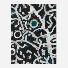 Emerson Woelffer, Untitled, 1993-97, oil and acrylic on canvas
