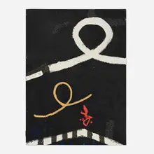 Untitled by Emerson Woelffer, 1991-92, acrylic on canvas, sold Aug 2026