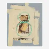 Emerson Woelffer, Untitled, 1953, mixed media on metal