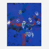 Untitled by Emerson Woelffer, 1964, oil and acrylic on canvas, sold Jun 2026