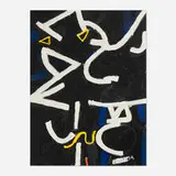 Untitled by Emerson Woelffer, 1992-94, oil and acrylic on canvas, sold Jun 2026