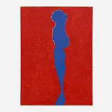 Emerson Woelffer, Blue Figure