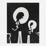 Untitled by Emerson Woelffer, 1995, oil on canvas, sold Jun 2026