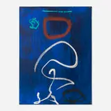 Untitled by Emerson Woelffer, c. 1985, acrylic and oil stick on canvas, sold Jun 2026