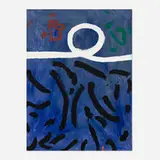 Untitled by Emerson Woelffer, 1992, oil and acrylic on canvas, sold Jun 2026