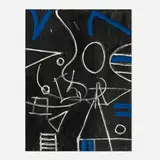 Untitled by Emerson Woelffer, 1994, oil and acrylic on canvas, sold Jun 2026