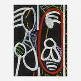 Emerson Woelffer, Untitled (from the Picasso series), 1993, oil and acrylic on canvas