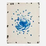 Blue Center by Emerson Woelffer, 1965, oil on canvas, sold Jun 2026