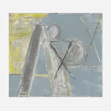 Emerson Woelffer, Untitled, c. 1953, oil on panel