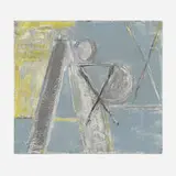 Untitled by Emerson Woelffer, c. 1953, oil on panel, sold Jun 2026