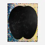 Emerson Woelffer, Black Mirror and 100 Fingers, 1965-66, oil and acrylic on canvas