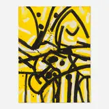 Untitled (from the Chair series) by Emerson Woelffer, 1994-96, oil and acrylic on canvas, sold Jun 2026