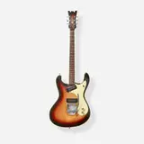 Joe Maphis Model Solidbody Electric Guitar, 1962 by Mosrite of California, Bound body, set maple neck with fretwire string guide, sidejack, aluminum countersunk vibrato and bar bridge, Guild knob, sold Jun 2026