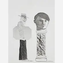 The Student by David Hockney, United Kingdom, sold Nov 2016