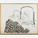 David Hockney, Ann Combing her Hair, United Kingdom