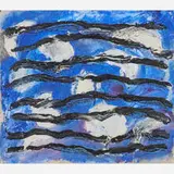 Joan Snyder, Moon/Black Lines