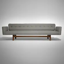 Edward Wormley, Sofa, model 5316, 1953, upholstery, mahogany