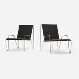 Verner Panton, Bachelor chairs model 3351, pair