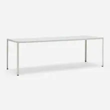 George Nelson & Associates, Coffee table, model 5150, enameled steel, laminate over wood