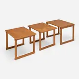 Kai Kristiansen, Nesting tables model 133, set of three